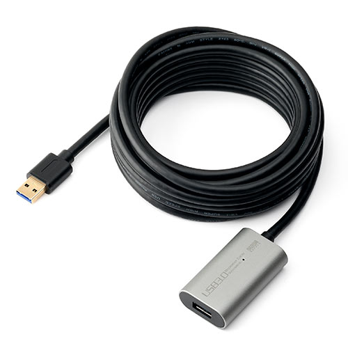 USB3.0リピーターケーブル(5m延長・アクティブタイプ)/YK-USB046/500-USB046【ケーブルのネット通販専門店 ケーブル市場】