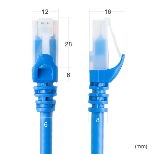 ツメが折れない LANケーブル カテゴリ6A 2m より線 UTP オレンジ