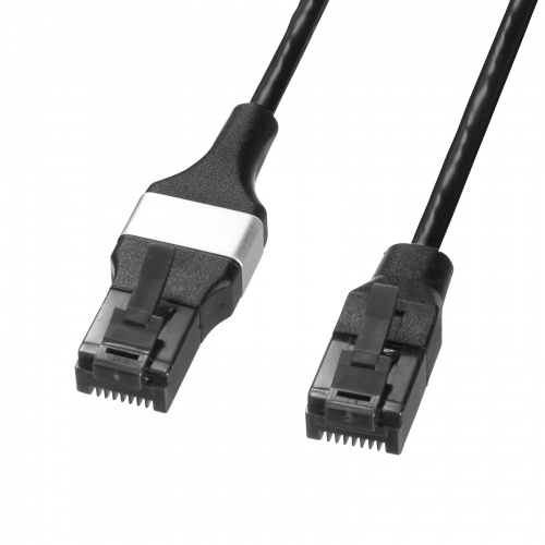 カテゴリ6A ブレイクアウェイ LANケーブル 片側マグネットコネクタ スリム 3m