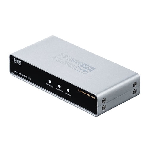 HDMI分配器(1入力2出力スプリッター・4K/60Hz・HDR対応・HDCP2.2対応)