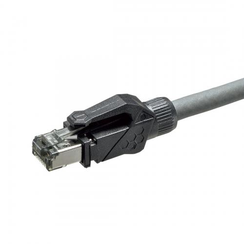 【アウトレット】カテゴリ6A STP LANケーブル(グレー・1m)