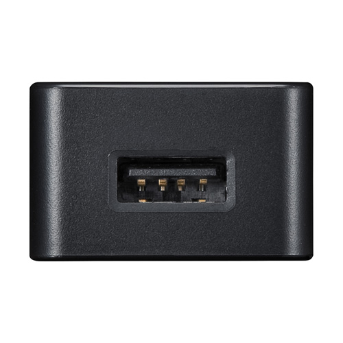 USB充電器(2A・高耐久タイプ・ブラック)