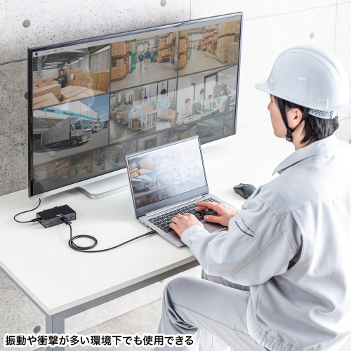 【アウトレット】産業用 USB Type-Cケーブル 1m USB 20Gbps USB PD 240W対応 抜け止め デュアルスクリューロック