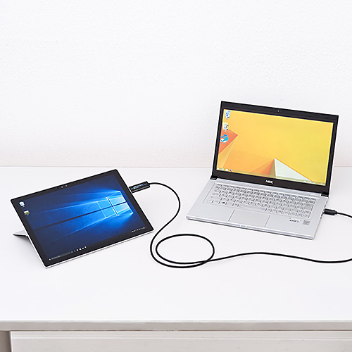 【アウトレット】USB3.0リンクケーブル Windows Mac両対応 USB Aコネクタ ドラッグ&ドロップ操作でデータ移行