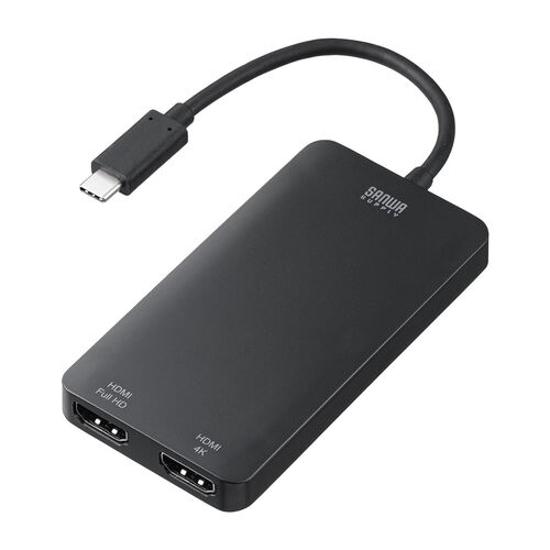 【アウトレット】USB-C-HDMI変換アダプタ HDMI×2 ディスプレイアダプタ Win/Mac対応