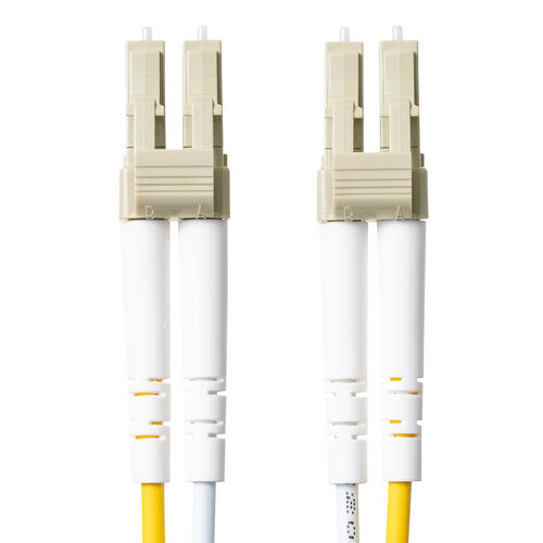 光ファイバーケーブル 1m OM3 10GBASE-SR/SW規格 10Gbps マルチモード LC×2-LC×2 メガネ型 2芯 50μm