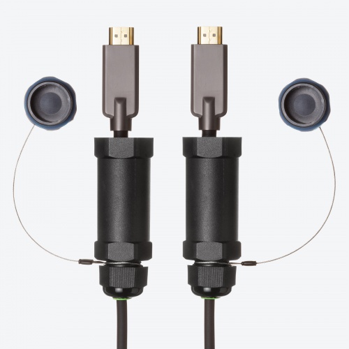 光ファイバーHDMIケーブル 10m 高耐久 ステンレスガード 8K/60Hz 4K