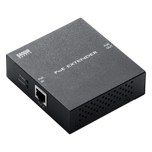 【アウトレット】PoEエクステンダー PoE+ 受電・給電対応 ギガビット ファンレス LAN延長