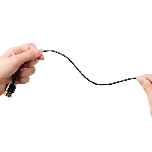 【アウトレット】スリムHDMIケーブル 5m 直径2.8mm HDMI Ver1.4 ブラック