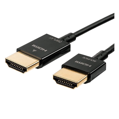 【アウトレット】スリムHDMIケーブル 5m 直径2.8mm HDMI Ver1.4 ブラック