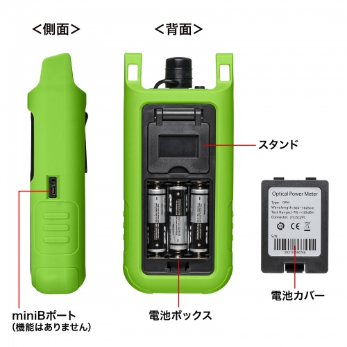 光ファイバテスター(パワーメータ―)