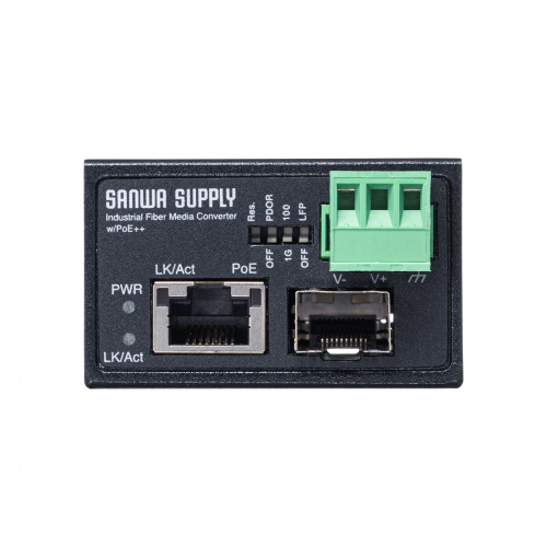 産業用光メディアコンバータ Gigabit対応 PoE++ 最大90W給電 SFP対応