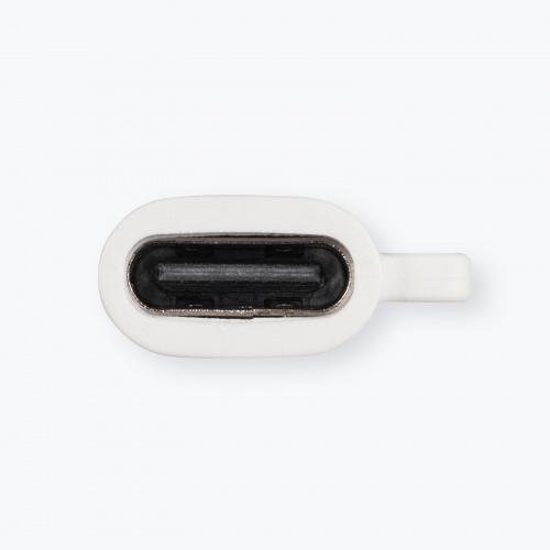 USB Type-C Lightning変換アダプタ PD60W USB2.0 MFi認証品 ストラップ付き ホワイト