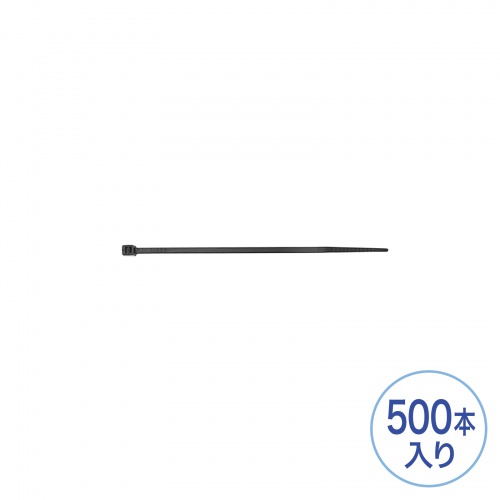 屋外用 ケーブル結束バンド 長さ100mm 幅2.5mm 500本入り ブラック