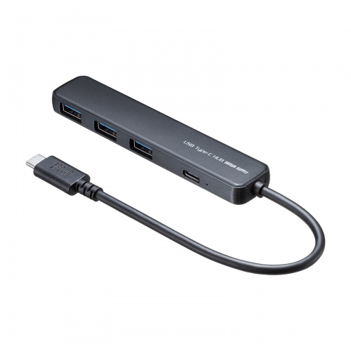 USB Type-C ハブ 4ポート USB A×3 Type-C×1 PD100W対応 最大90W給電