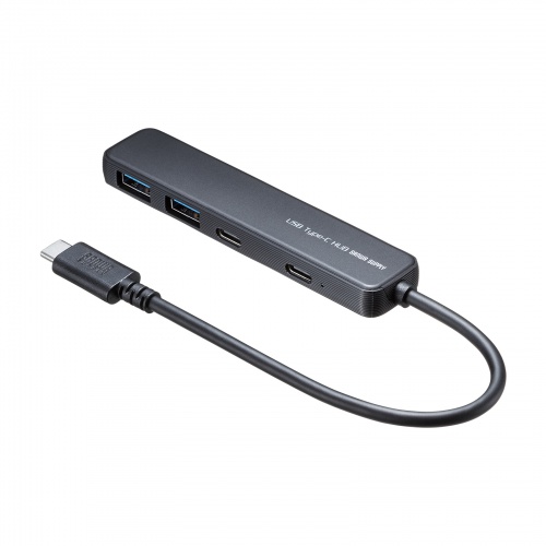 USB Type-C ハブ 4ポート USB A×2 USB-C×2 PD100W対応 最大90W給電 USB
