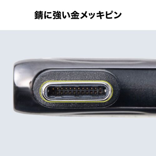 【アウトレット】電力モニター付き USB Type-Cケーブル L字コネクタ 1m USB4 USB PD100W対応 シリコンケーブル
