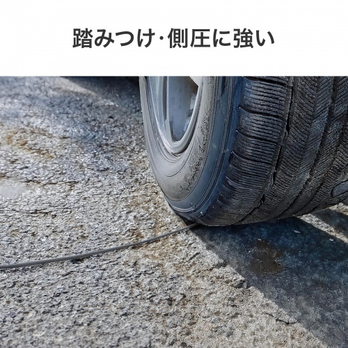 防水ロバスト光ファイバケーブル 10m OM3 10GBASE-SR/SW規格 10Gbps マルチモード 50μm 4芯 両端SC×4 PBTチューブ