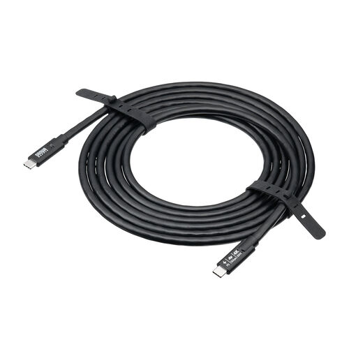 USB Type-Cケーブル 3m USB 5Gbps USB PD75W 充電 データ転送 映像出力対応 ブラック