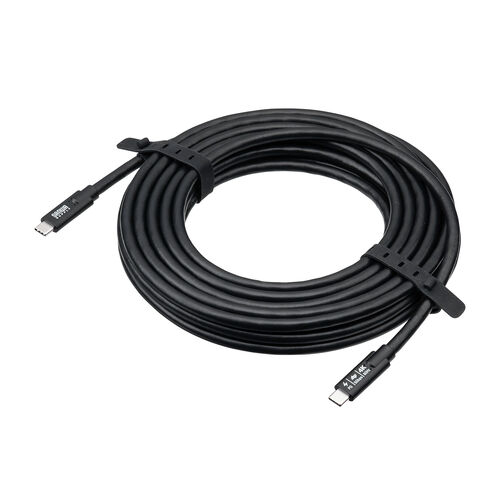 USB Type-Cケーブル 7m USB 5Gbps USB PD75W 充電 データ転送 映像出力対応 ブラック