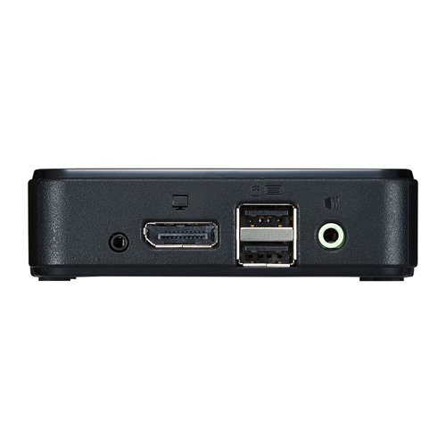 【アウトレット】DisplayPort対応手元スイッチ付きパソコン自動切替器(2:1)