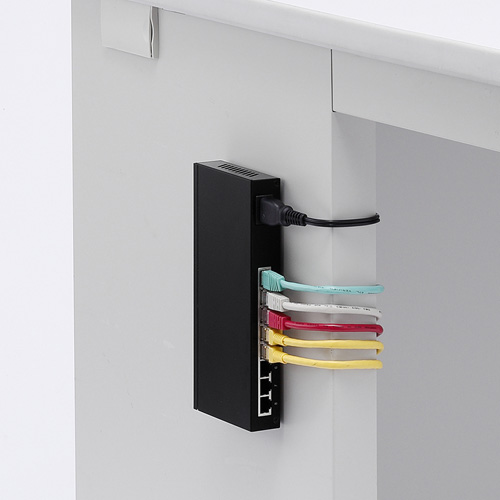 Giga対応 スイッチングハブ 8ポート 金属筐体 電源内蔵 ループ検知機能