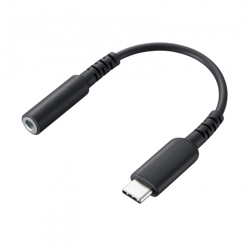 【アウトレット】USB Type-C 3.5mmジャック変換アダプタ 96kHz/24bit対応DAC搭載 ケーブル長15cm