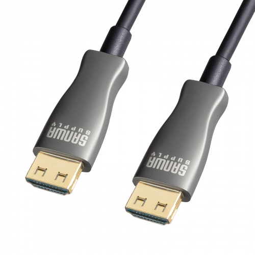 HDMI光ファイバーケーブル 30m 4K60Hz 18Gbps HDR ARC ラッチ付/KM