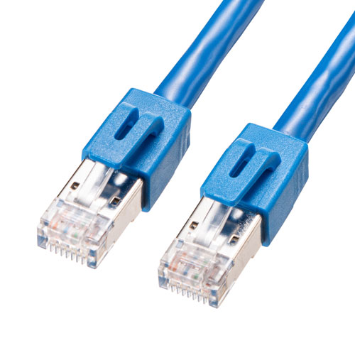 カテゴリ6 LANケーブル 30m STP 単線 ブルー