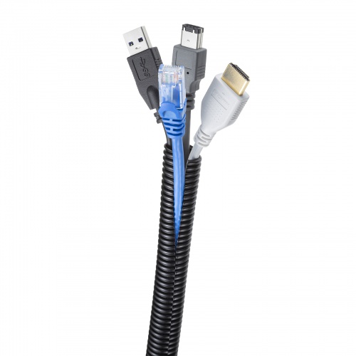 コルゲートチューブ 内径13.8mm 長さ2m ブラック/CA-304/CA-304