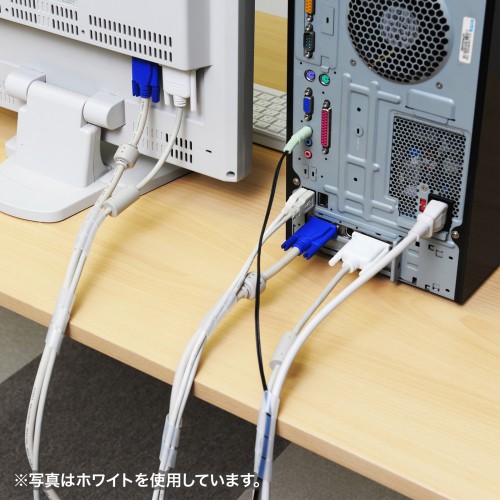 【アウトレット】スパイラルチューブ 2m 内径12mm ブラック