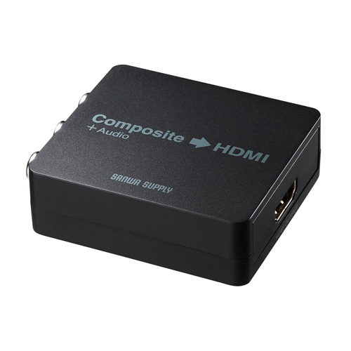 コンポジット信号HDMI変換コンバーター/YVGAKCVHD4/VGA-CVHD4【ケーブルのネット通販専門店 ケーブル市場】
