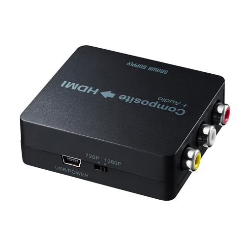 コンポジット信号HDMI変換コンバーター コンポジット信号HDMI変換コンバーター/VGA-CVHD4/VGA-CVHD4