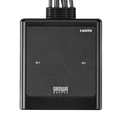 【アウトレット】パソコン切替器 HDMI 2台 4K 60Hz KVMスイッチ USBキーボード USBマウス スピーカー マイク Windows macOS 在宅勤務 テレワーク