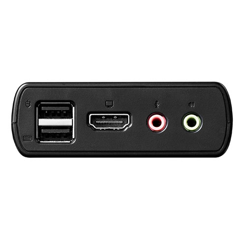 【アウトレット】パソコン切替器 HDMI 2台 4K 60Hz KVMスイッチ USBキーボード USBマウス スピーカー マイク Windows macOS 在宅勤務 テレワーク