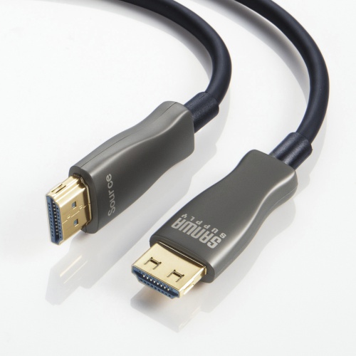【アウトレット】HDMI光ファイバーケーブル 20m 4K60Hz 18Gbps HDR ARC ラッチ付