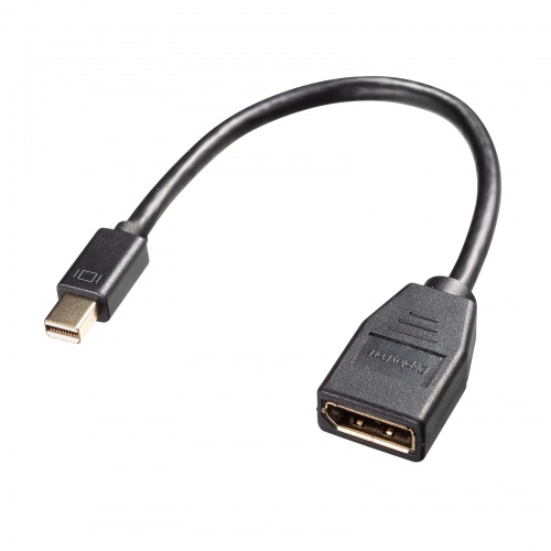 Mini DisplayPort変換アダプタ 15cm 4K/60Hz対応 DisplayPortに変換