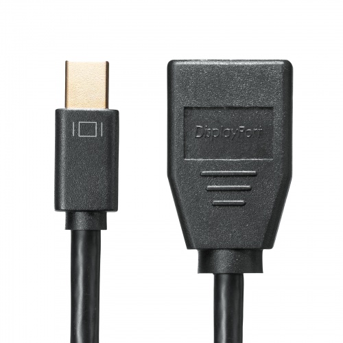 Mini DisplayPort変換アダプタ 15cm 4K/60Hz対応 DisplayPortに変換