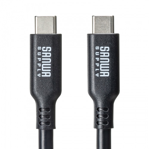USB Type-Cケーブル 2m 10Gbps USB PD 100W 4K/60Hz対応 ブラック