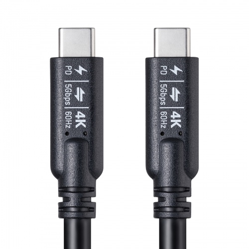 USB Type-Cケーブル 3m USB 5Gbps PD100W 4K/60Hz映像出力 ブラック