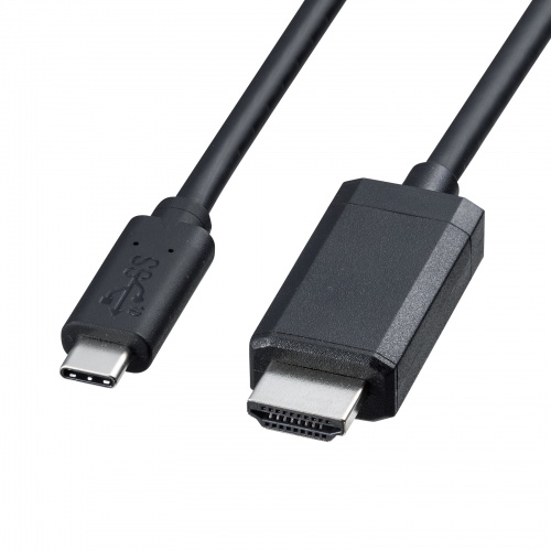 USB Type-C HDMI変換ケーブル 1m ブラック