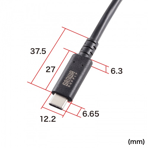 USB4ケーブル 40Gbps 1m 240W対応 USB Type-C USB-IF認証品 ブラック