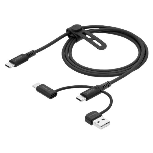 USBケーブル USB-C USB-A データブロッカー データ通信遮断 データ抜き取り対策 PD60W USB2.0 シリコンケーブル 1m ブラック
