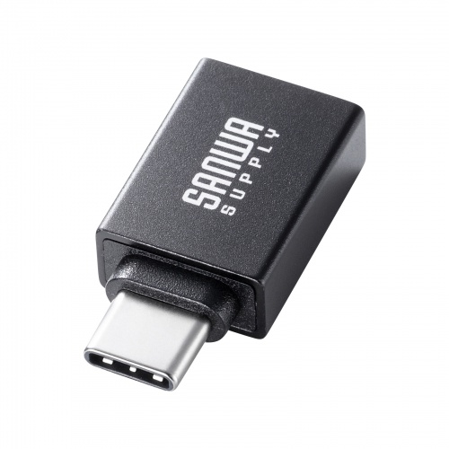 USB Type-C変換アダプタ USB 5Gbps USB A to USB-C変換 アルミコネクタカバー