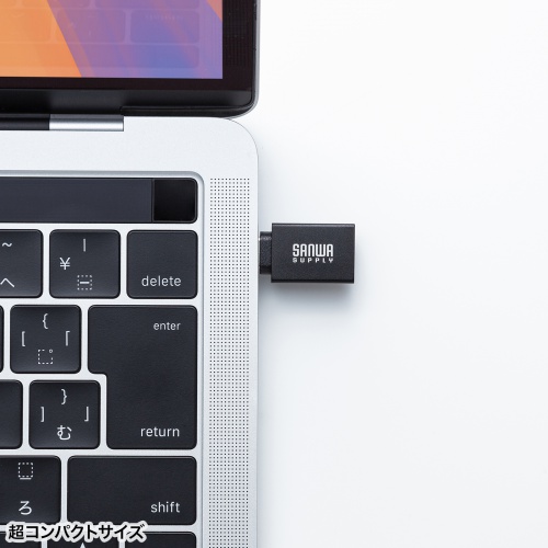 USB Type-C変換アダプタ USB 5Gbps USB A to USB-C変換 アルミコネクタカバー