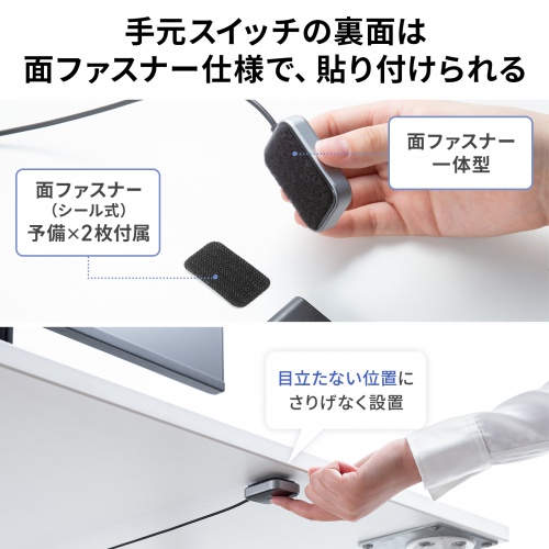 USB切替器 4台 2入力4出力 USB 5Gbps対応 手元スイッチ付き