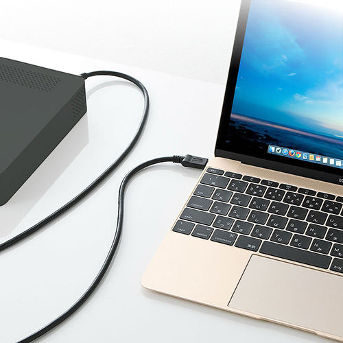 USB3.1 Type-Cケーブル(1m・Type-Cオス - Type-Cオス・Gen1・Macbook・ChromeBook)