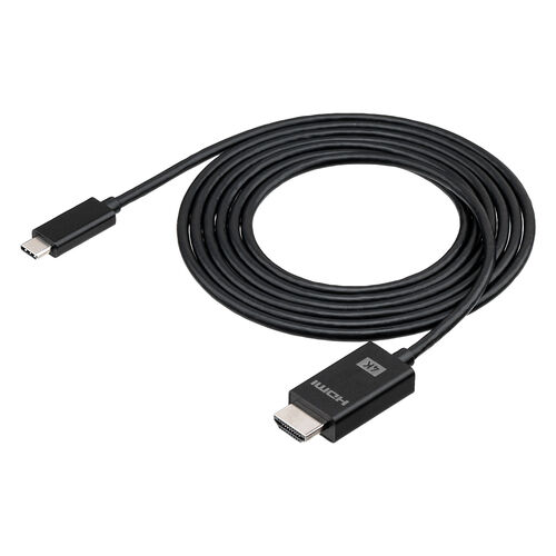 USB Type-C HDMI 変換ケーブル 2m 4K/60Hz HDR対応 ブラック