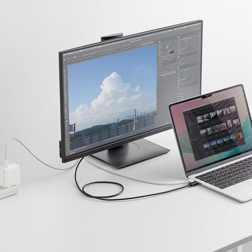USB Type-C HDMI 変換ケーブル 2m 4K/60Hz HDR対応 ブラック