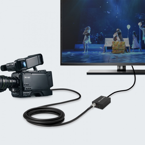 SDIケーブル HD-SDI 3G-SDI対応 1m ブラック